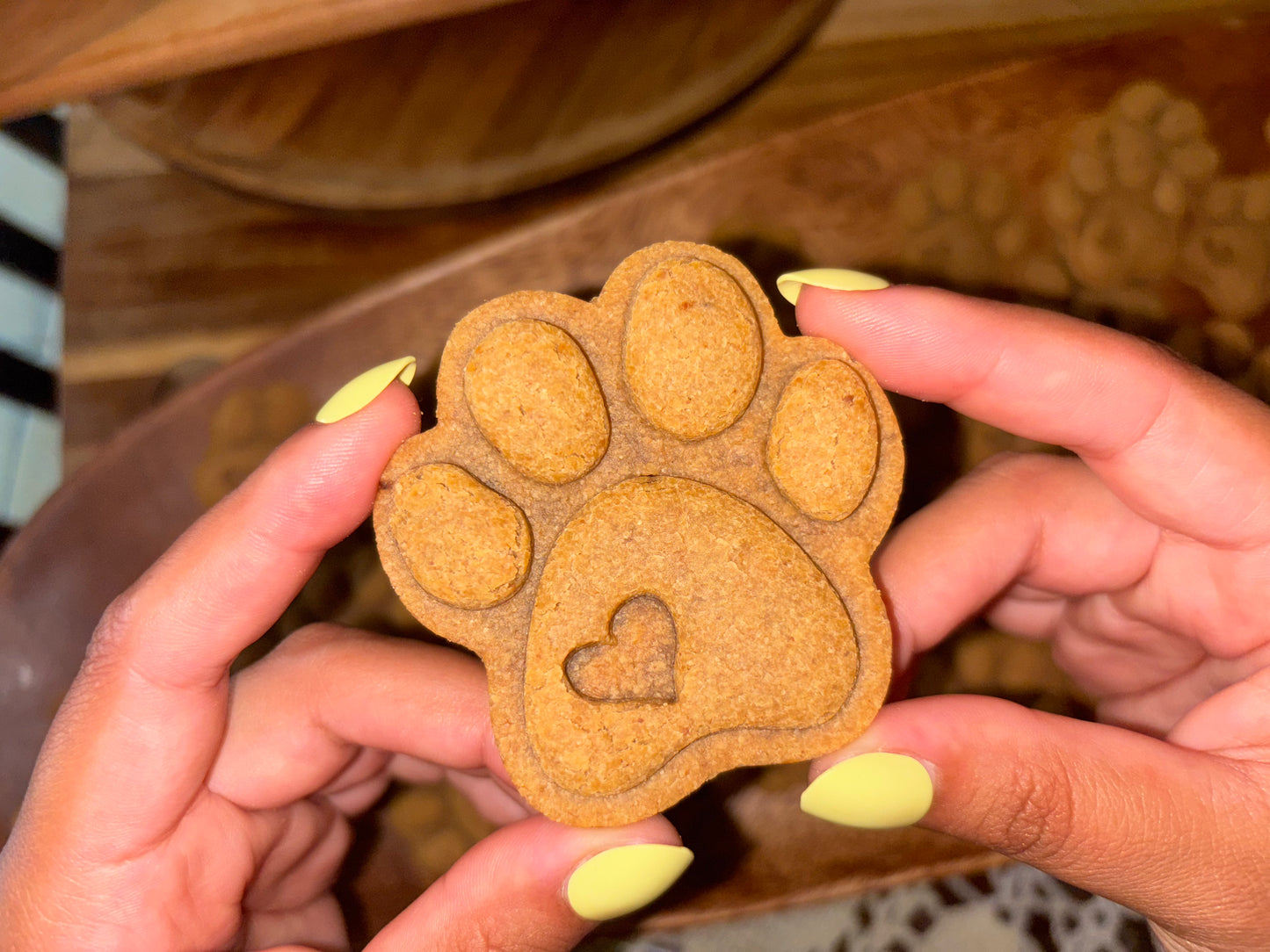 Banana & Peanut Butter Paws