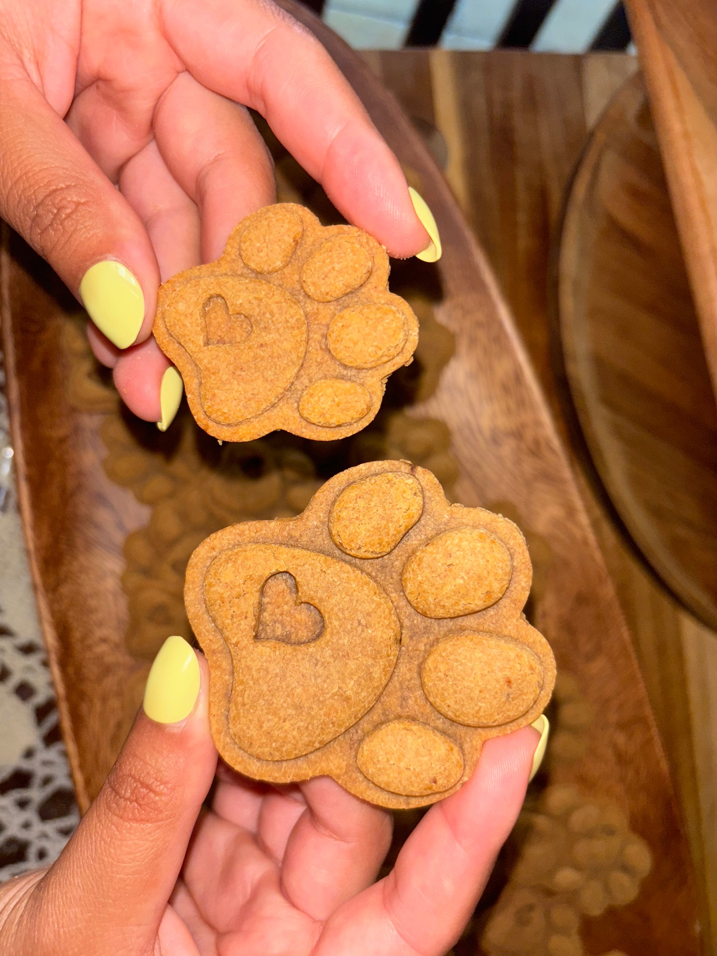 Banana & Peanut Butter Paws